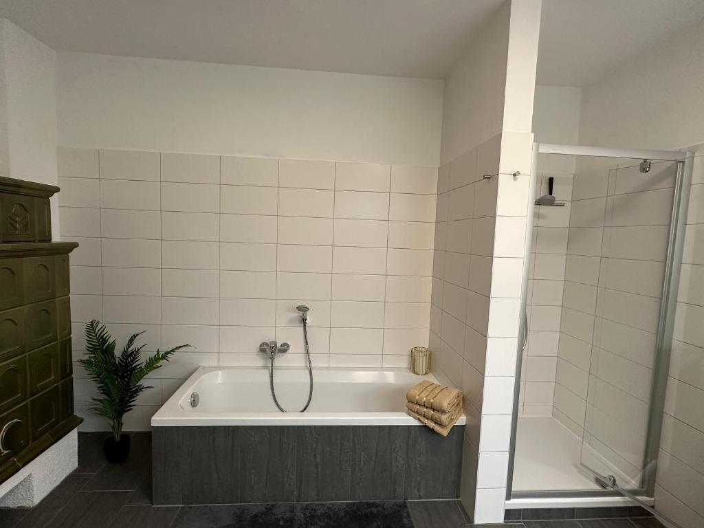 Koupelna v ubytování life-stegersbach Suites