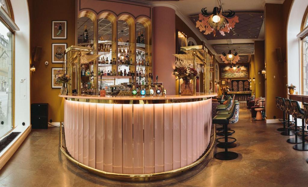 Lounge nebo bar v ubytování Hotel Kung Carl, WorldHotels Crafted