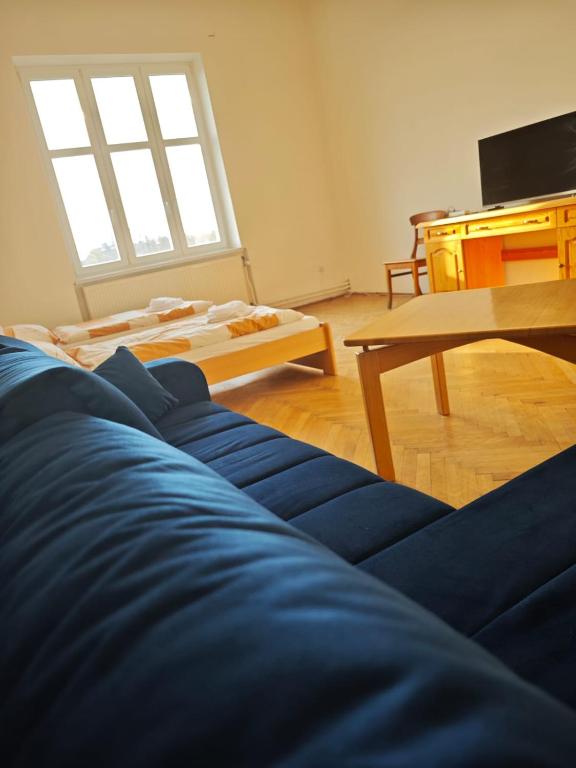 TV a/nebo společenská místnost v ubytování APARTAMENT CIESZYN