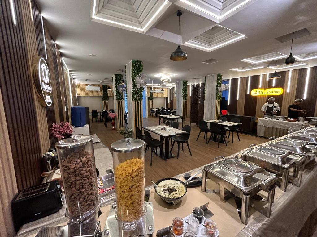 Restaurace v ubytování New Hotel Suhail