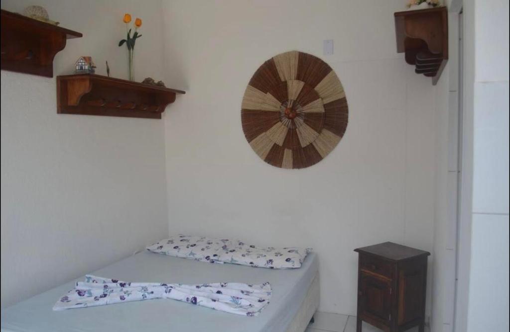 Postel nebo postele na pokoji v ubytování Suíte aconchegante em Paraty