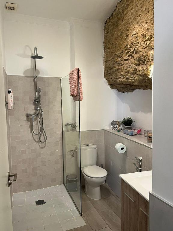 Koupelna v ubytování Casa isabel