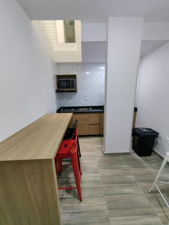 Kuchyň nebo kuchyňský kout v ubytování Moravia Coliving
