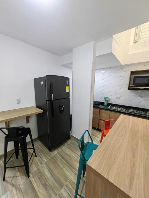 Kuchyň nebo kuchyňský kout v ubytování Moravia Coliving