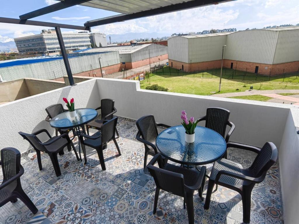 Balkón nebo terasa v ubytování Moravia Coliving