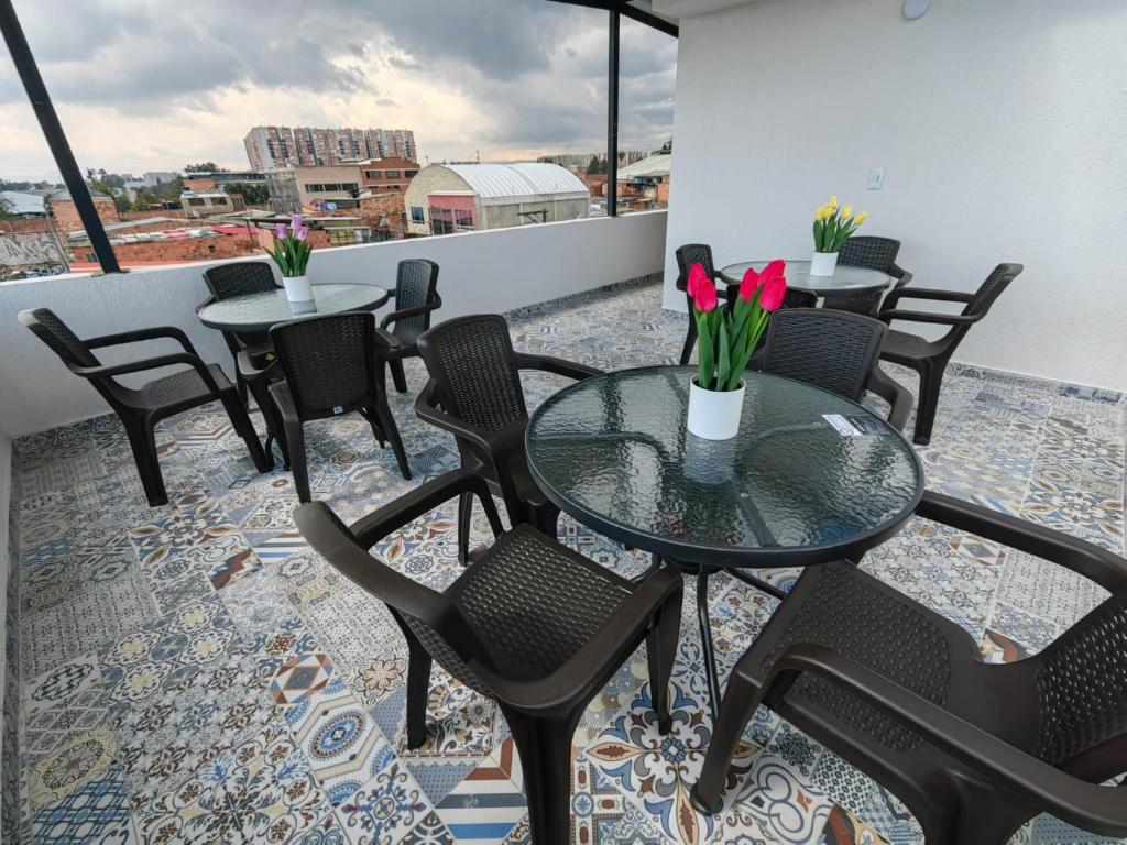 Balkón nebo terasa v ubytování Moravia Coliving