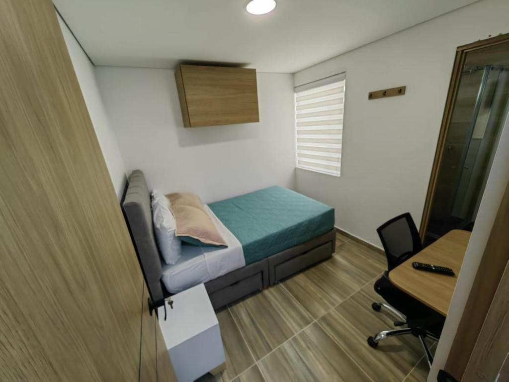 Postel nebo postele na pokoji v ubytování Moravia Coliving