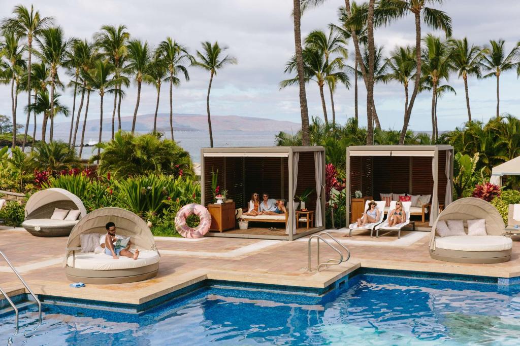 Bazén v ubytování Grand Wailea Resort Hotel & Spa, A Waldorf Astoria Resort nebo v jeho okolí