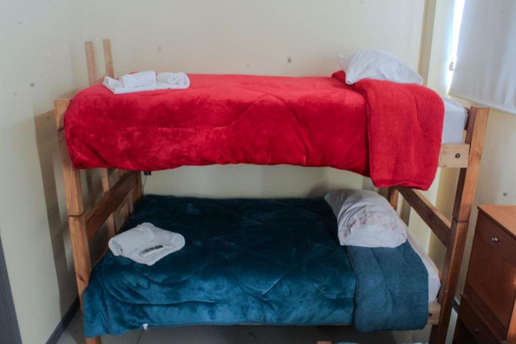 Postel nebo postele na pokoji v ubytování Hotel Blu Bascuñan