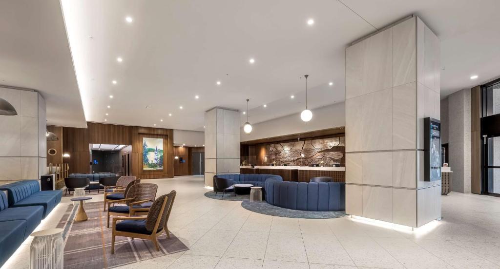 Posezení v ubytování Hilton Quebec
