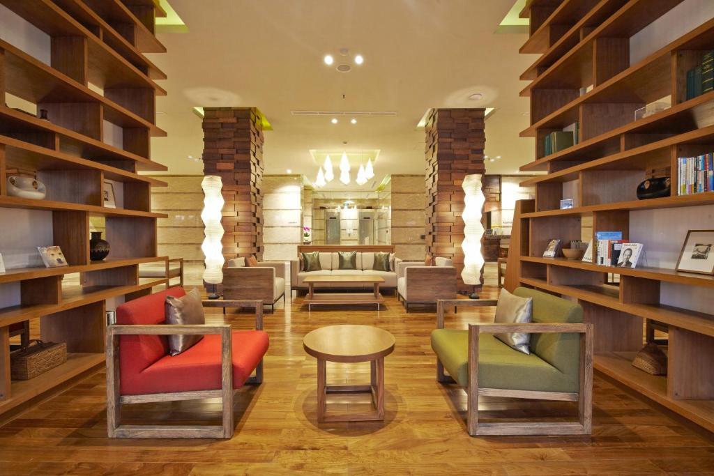 Posezení v ubytování Axia South Cikarang Service Apartment