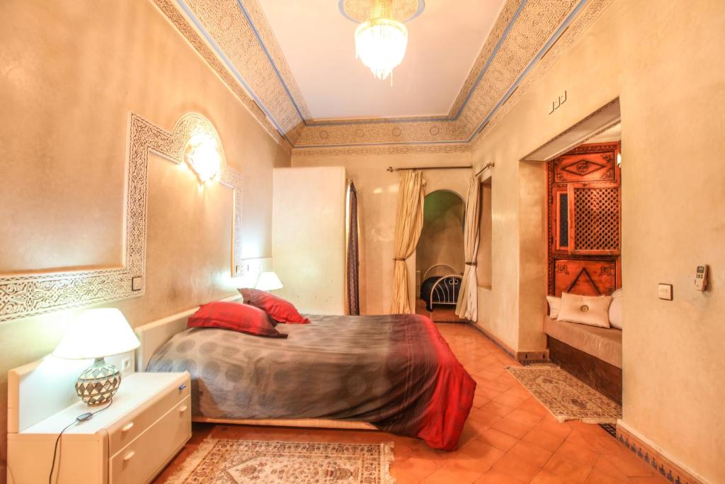 Postel nebo postele na pokoji v ubytování Riad Puchka