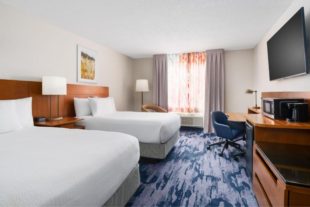 Fairfield Inn & Suites Boca Raton - Double Room With Two Double Beds