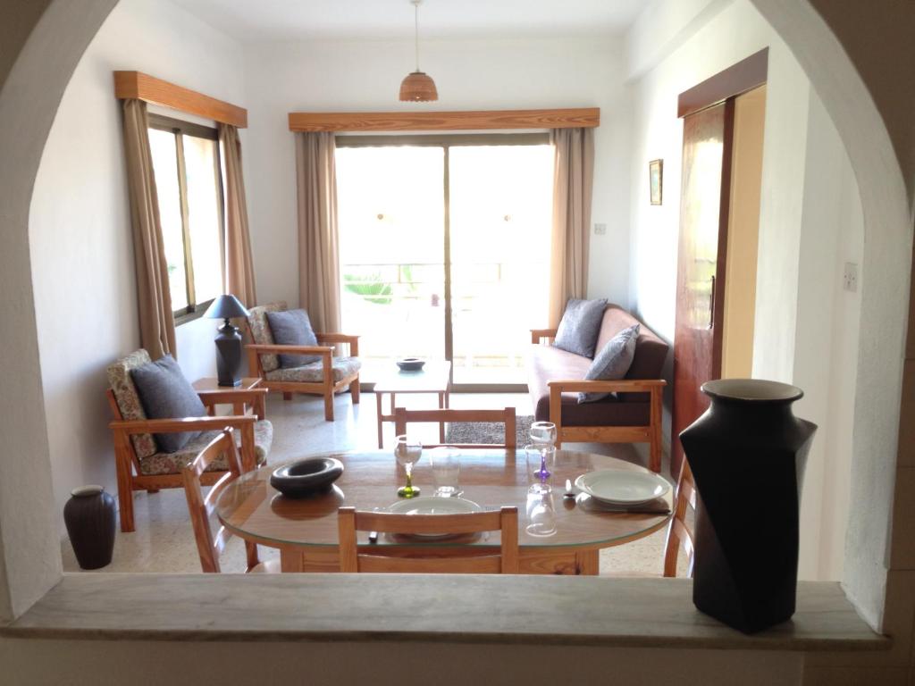 Posezení v ubytování Panklitos Tourist Apartments