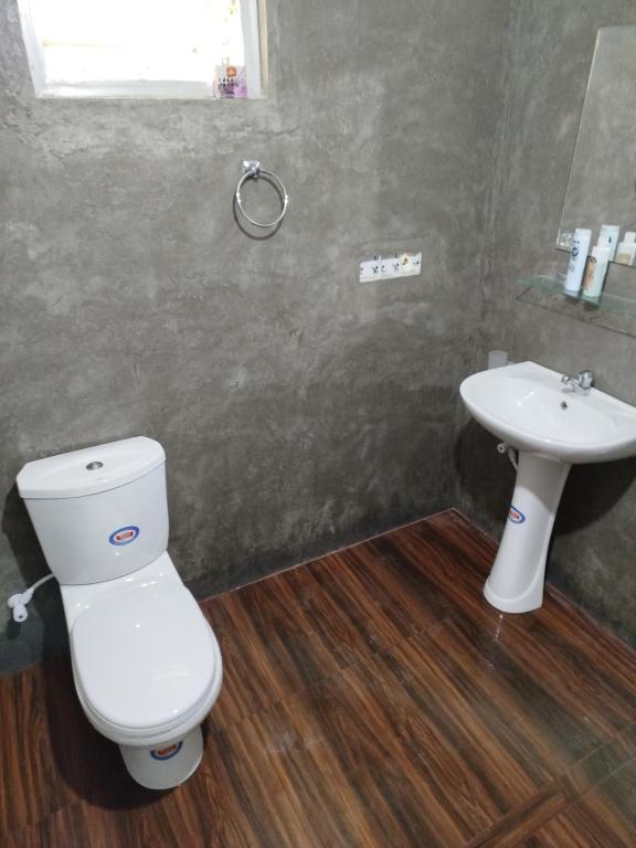 Koupelna v ubytování Guruge villa