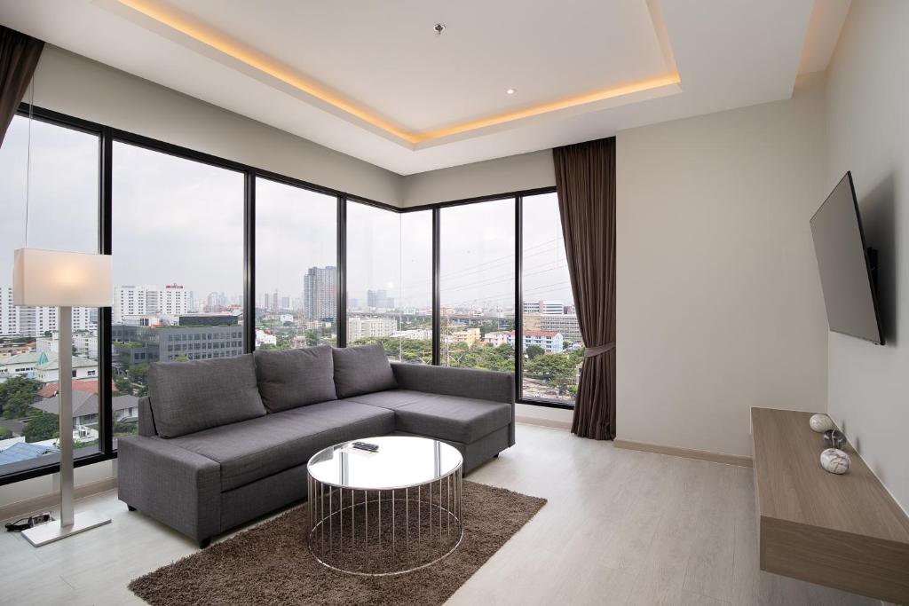Posezení v ubytování Thaya Hotel Bangkok