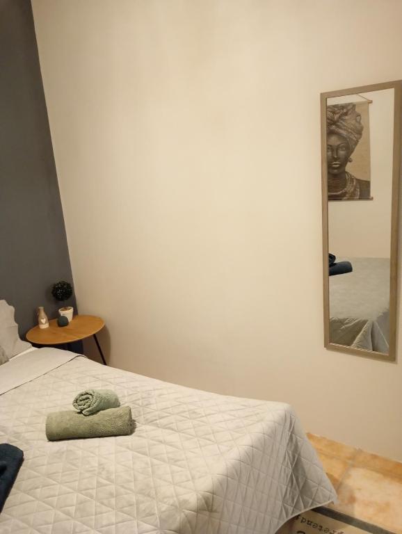 Postel nebo postele na pokoji v ubytování Comfy Studio