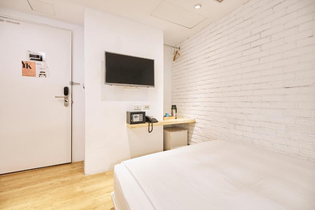 TV a/nebo společenská místnost v ubytování York Hotel