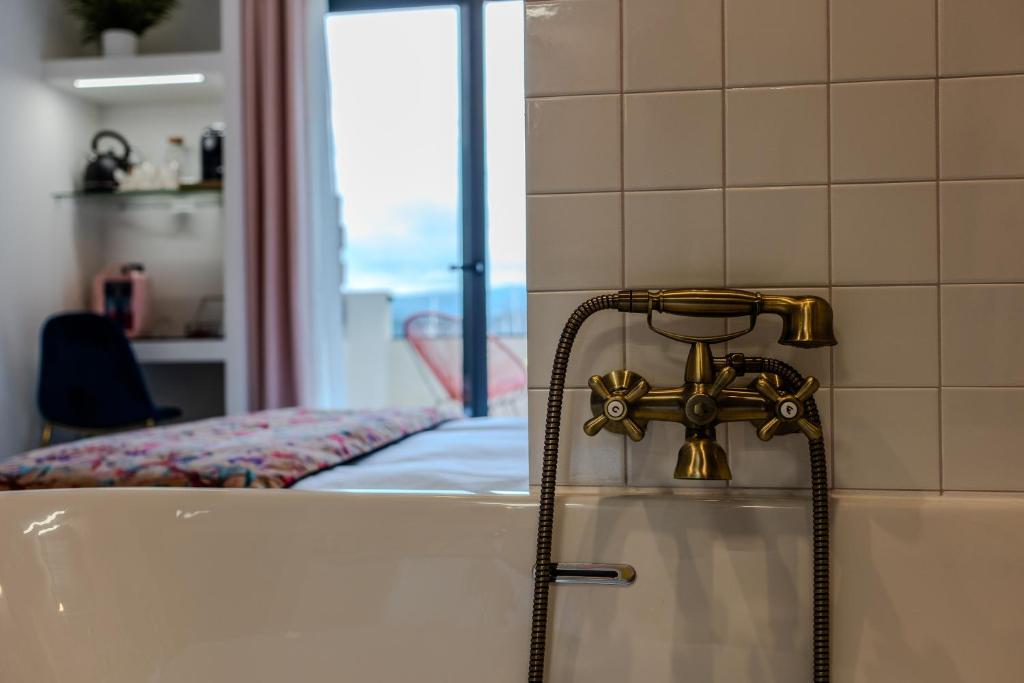 Koupelna v ubytování Chambre d'hôte luxe vue mer Miami