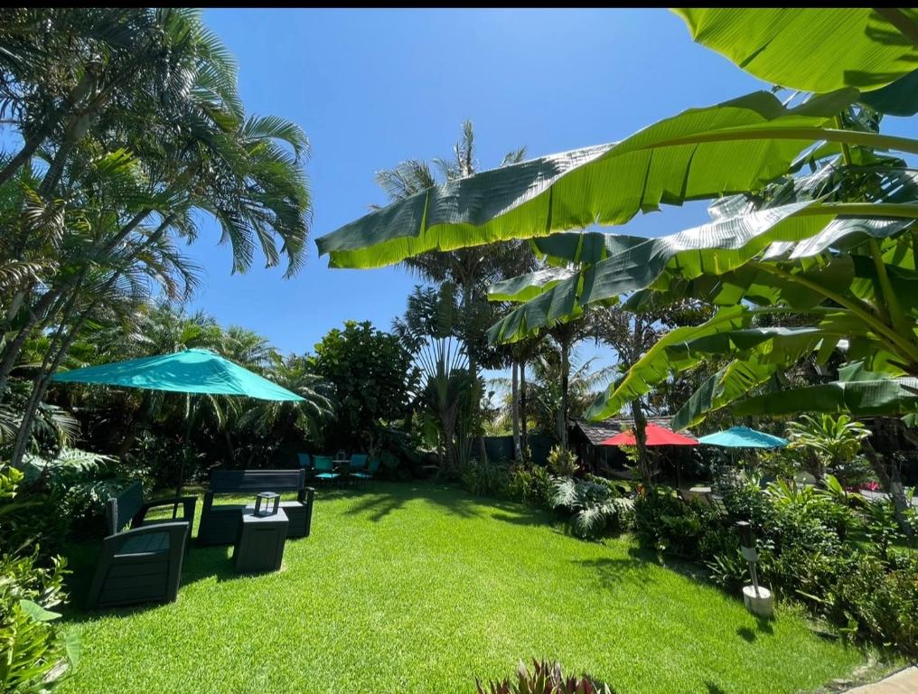 Zahrada ubytování Kalani Hawaii Private Lodging