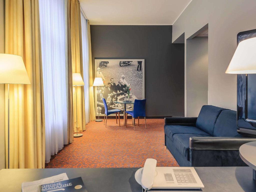 Posezení v ubytování Mercure Hotel & Residenz Berlin Checkpoint Charlie