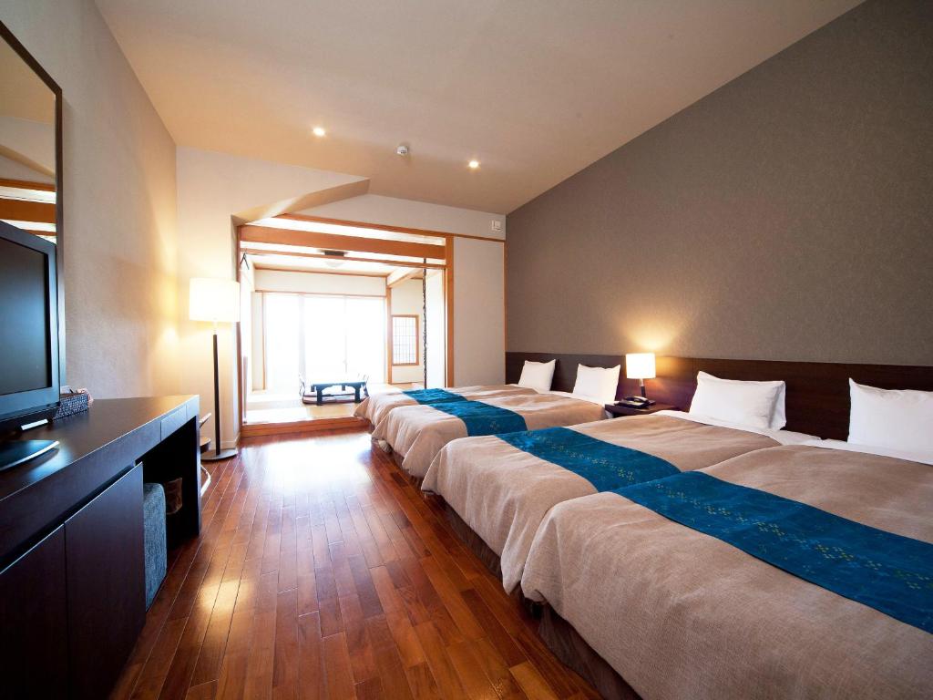 Hotel Hamahigashima Resort - Dört Kişilik Oda - Tatami Bölgesi - Sigara İçilmez