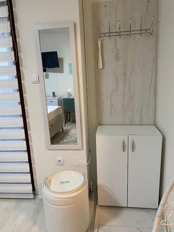 Koupelna v ubytování Apartman Safir 1 & Apartman Safir 2 & Apartman Safir 3