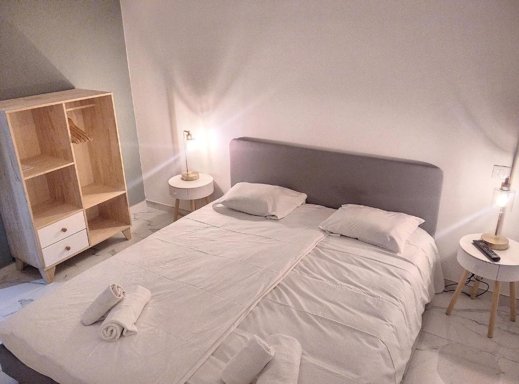 Posteľ alebo postele v izbe v ubytovaní Residence le Courbet