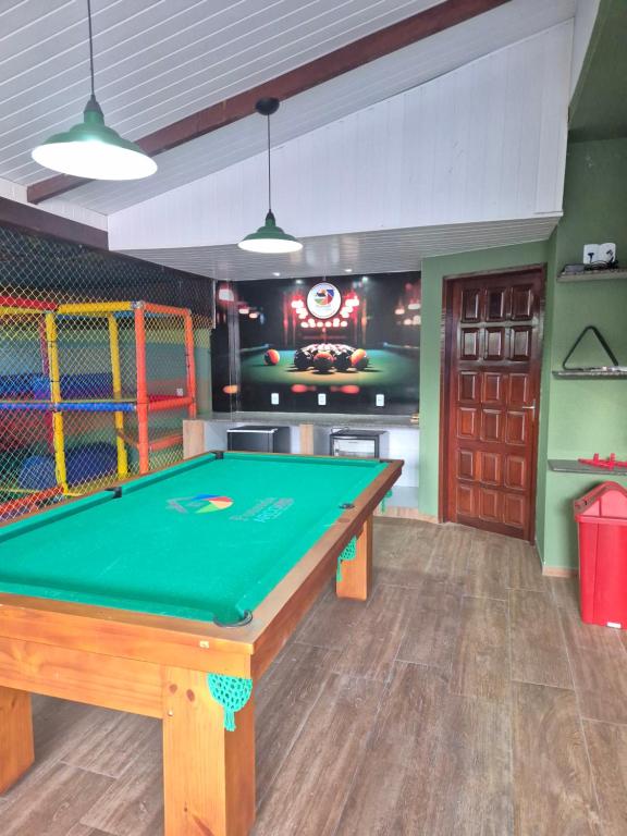 Biliár nebo kulečník v ubytování Pousada Arco Iris Fortaleza