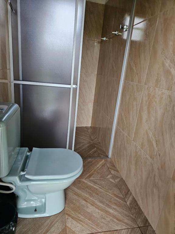 Koupelna v ubytování Habitación sin cocina en quinta Shizen
