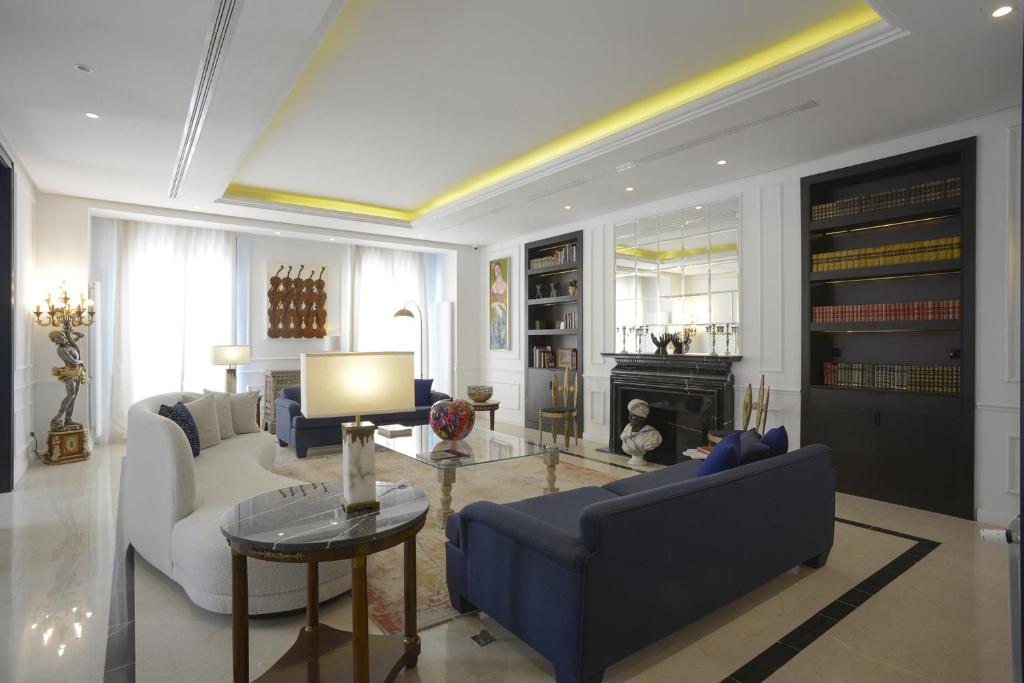 Istumisnurk majutusasutuses L'Hôtel Particulier La Marsa