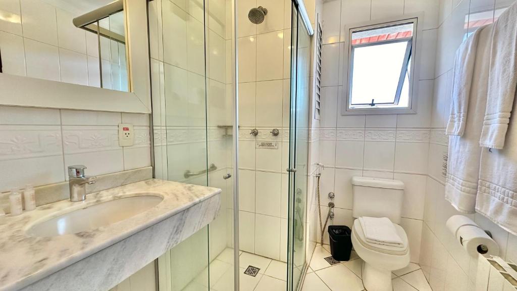 Koupelna v ubytování Hotel Glamour da Serra