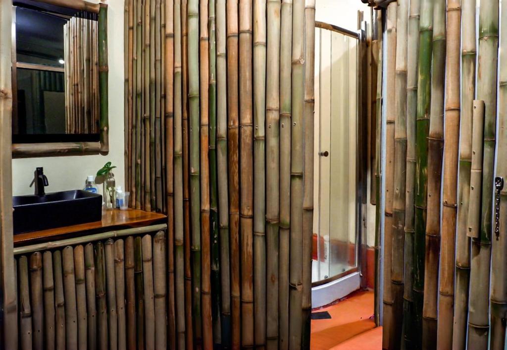 Koupelna v ubytování Non Pakse Hostel