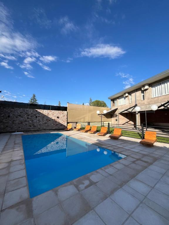 Bazén v ubytování Soleado Apart Hotel nebo v jeho okolí
