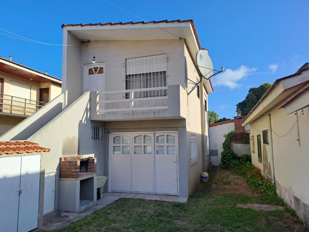 Bygningen som feriehuset ligger i