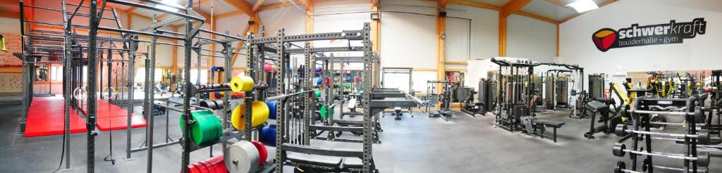 Fitness centrum a/nebo fitness zařízení v ubytování Hotel Starton am Ingolstadt Village