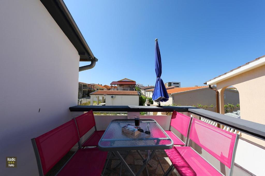 Balkón alebo terasa v ubytovaní Apartment Gordana