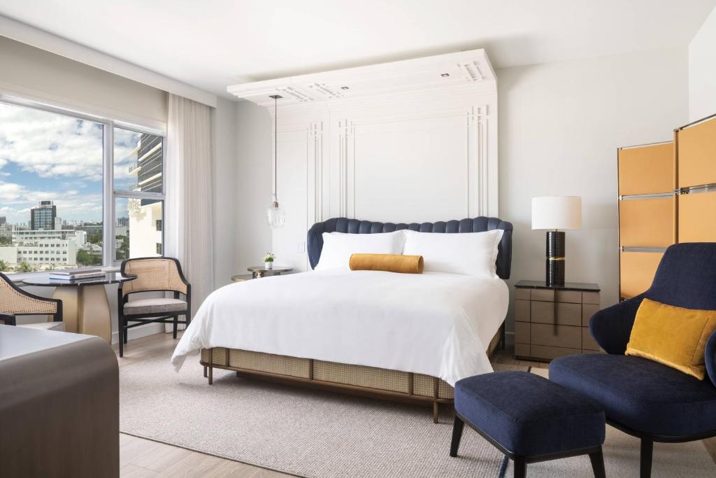 The Ritz-Carlton, South Beach - Sala De Vista A La Ciudad Con 1 Bañera Con Cama King - Movilidad Y Audición Accesible