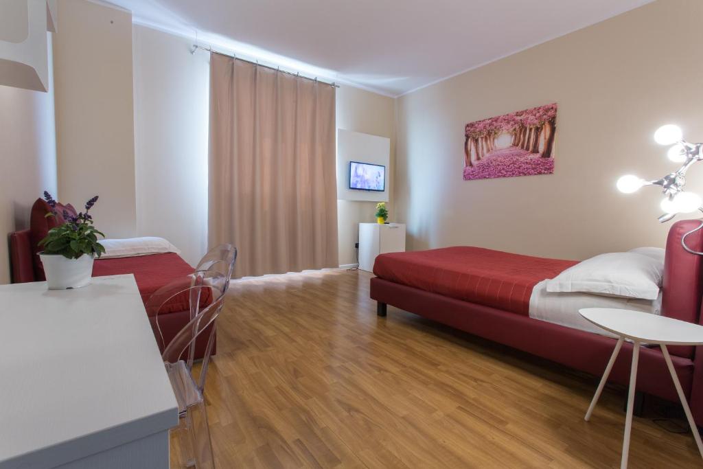 Postel nebo postele na pokoji v ubytování Break Hotel