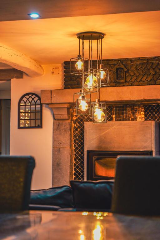 Posezení v ubytování Gîte la casa del cookie