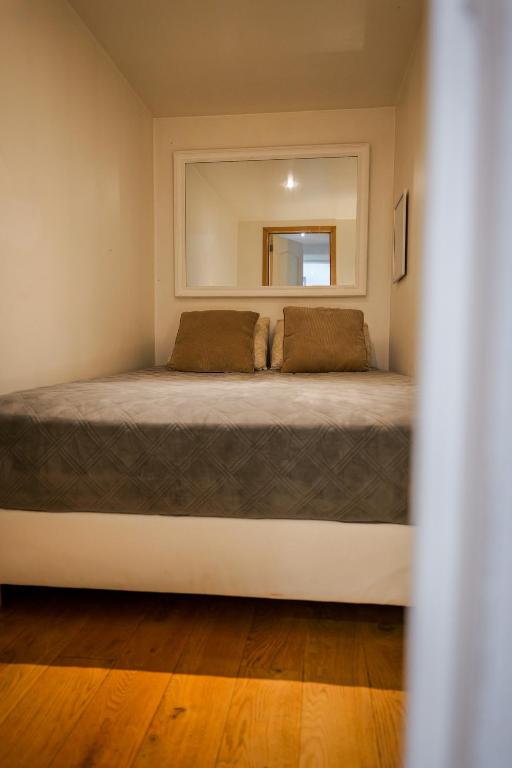 Postel nebo postele na pokoji v ubytování Gîte la casa del cookie