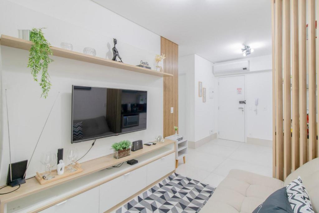Televisyen dan/atau pusat hiburan di 0809 - Sofisticação e Conforto em um Só Lugar