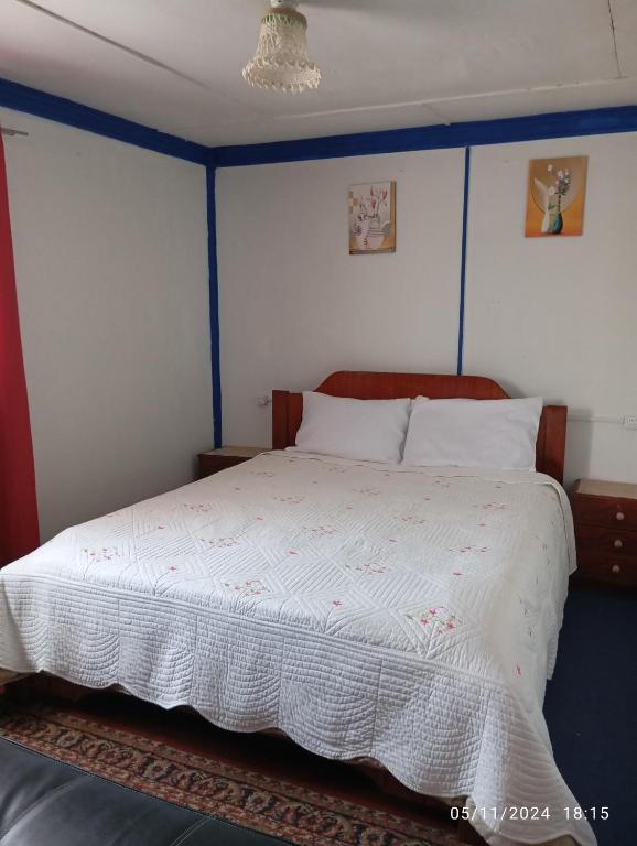 Postel nebo postele na pokoji v ubytování La Casa de Sandrita