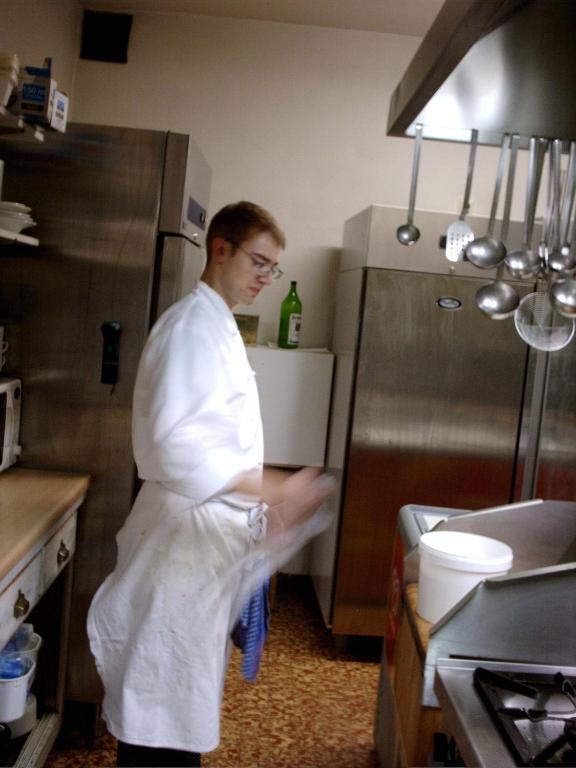 Kuchyň nebo kuchyňský kout v ubytování Gasthaus Neupert