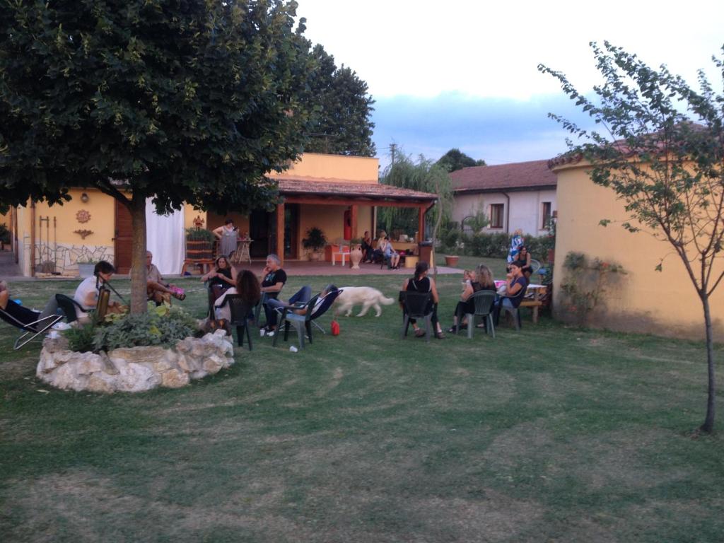 Vonkajšia záhrada v ubytovaní La Vecchia Stalla B&B