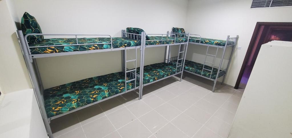 Palanda nebo palandy na pokoji v ubytování Homely Hostel