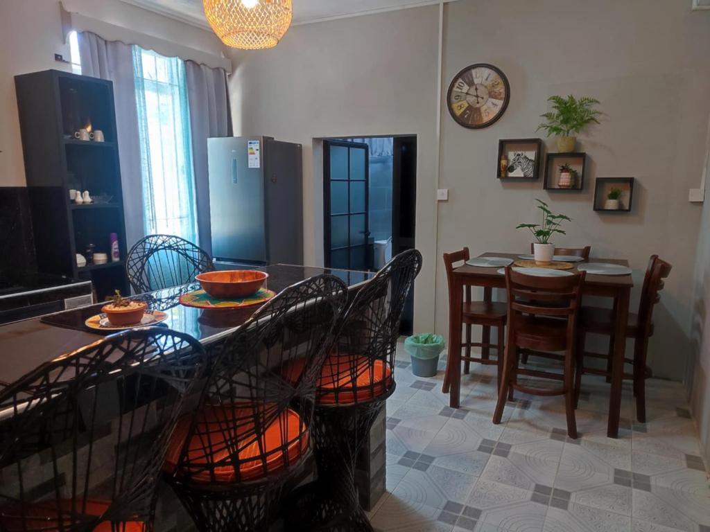 Kuchyň nebo kuchyňský kout v ubytování Yana Appartment