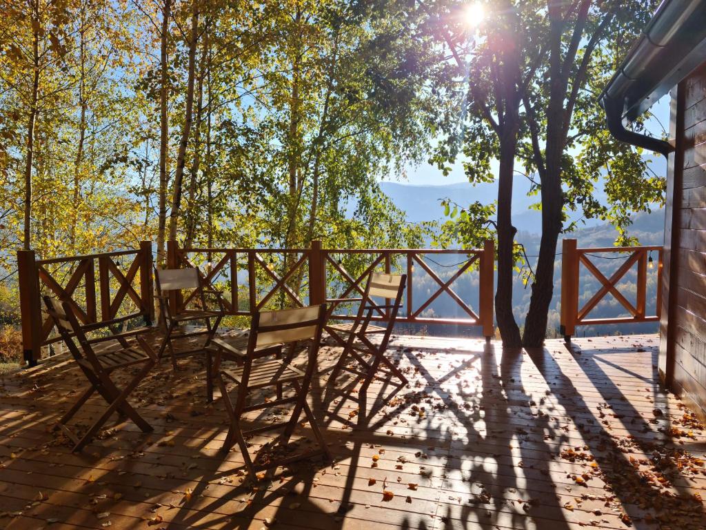 Paesaggio naturale nelle vicinanze della villa