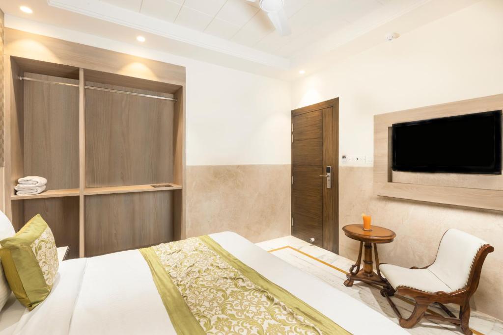 TV a/nebo společenská místnost v ubytování Hotel Aero Star By Star Group