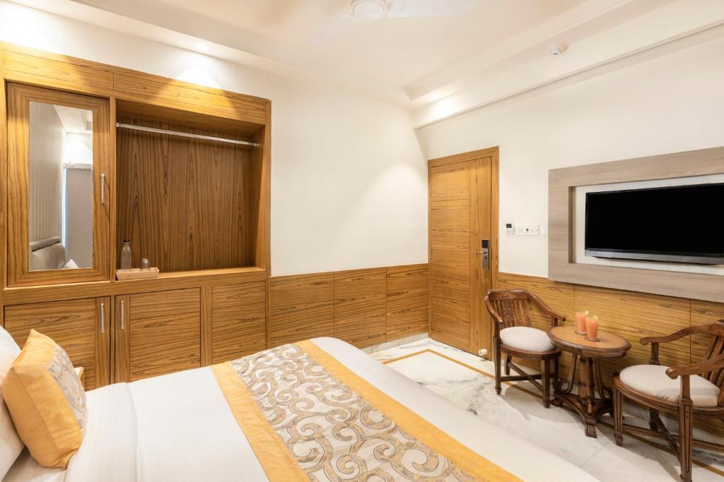 TV a/nebo společenská místnost v ubytování Hotel Aero Star By Star Group